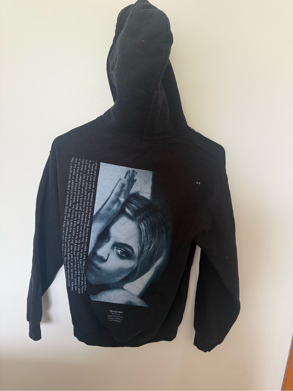 Black Graphic Blindsided Hoodie with Kelsea Ballerini Photo Print